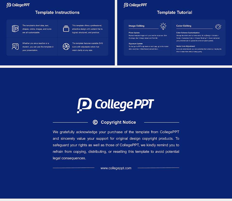 Wonkwang University Course/Courseware Creation PPT Template16:9 ratio PPT effect preview image5