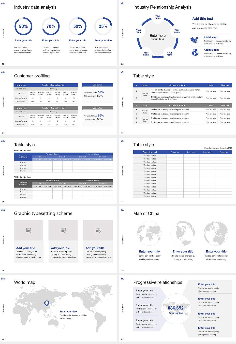 Aichi Sangyo University Competition/Entrepreneurship Contest PPT Template16:9 ratio PPT effect preview image5