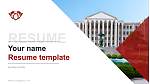 Kyunghee University Resume PPT Template