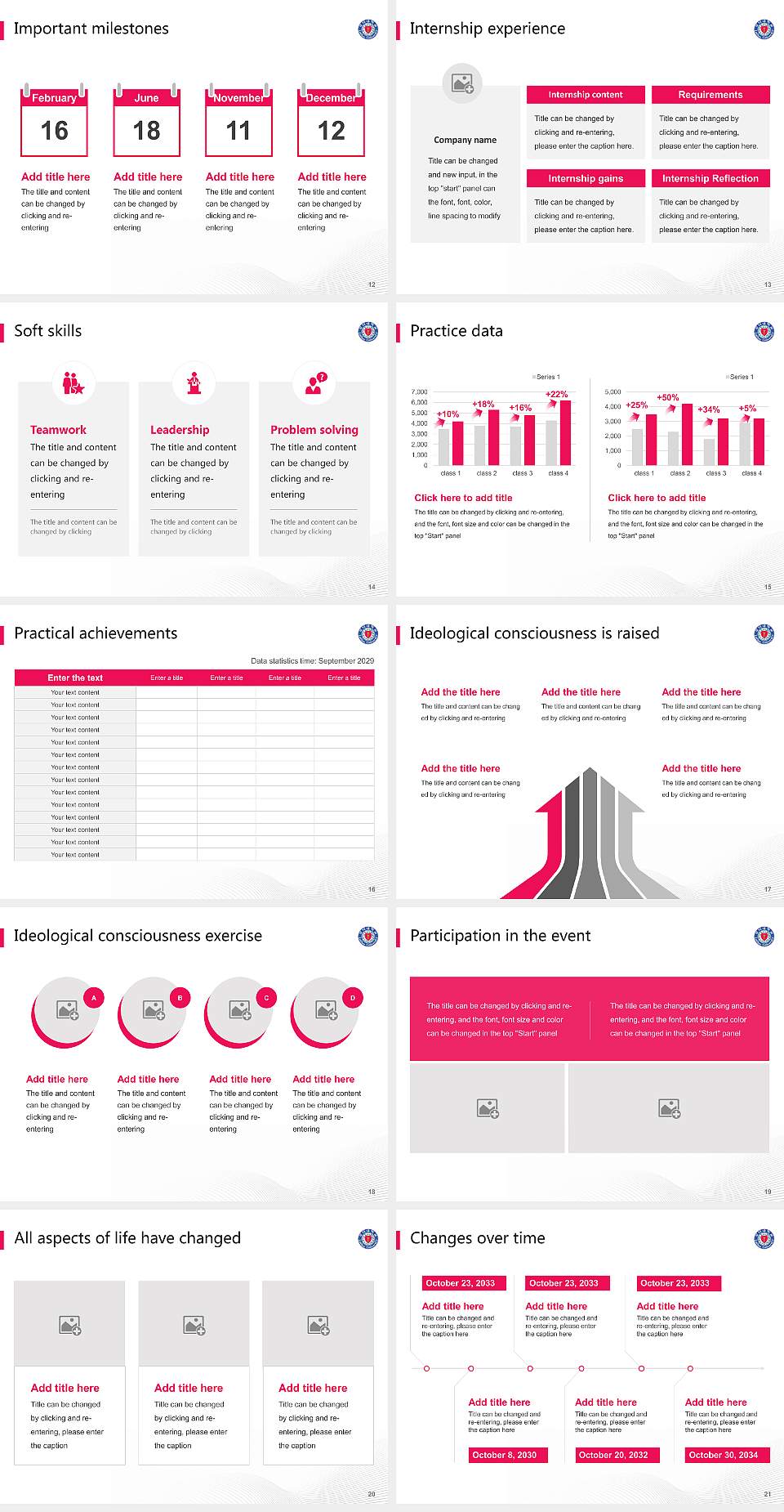 Luther University National Scholarship Defense PPT Template4:3 ratio PPT effect preview image3