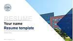 University of Suwon Resume PPT Template