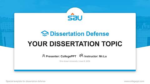 Shin Ansan University Graduation Thesis Defense PPT Template