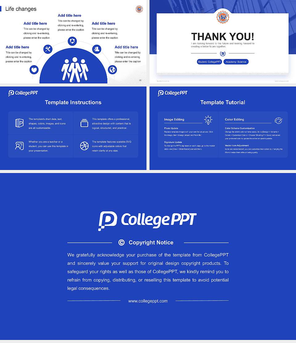 Sorabol University National Scholarship Defense PPT Template16:9 ratio PPT effect preview image4