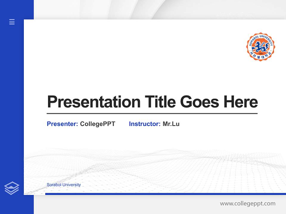 Sorabol University Thesis Proposal/Graduation Defense PPT Template4:3 ratio PPT effect preview image5