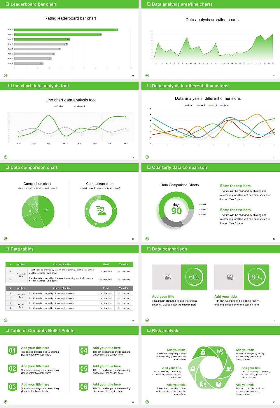 Songwon University General Purpose PPT Template16:9 ratio PPT effect preview image4
