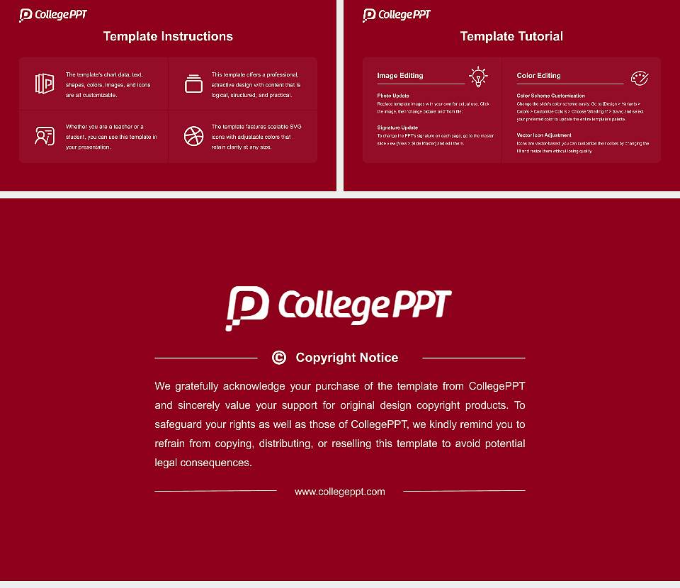 Kyungil University Course/Courseware Creation PPT Template16:9 ratio PPT effect preview image5