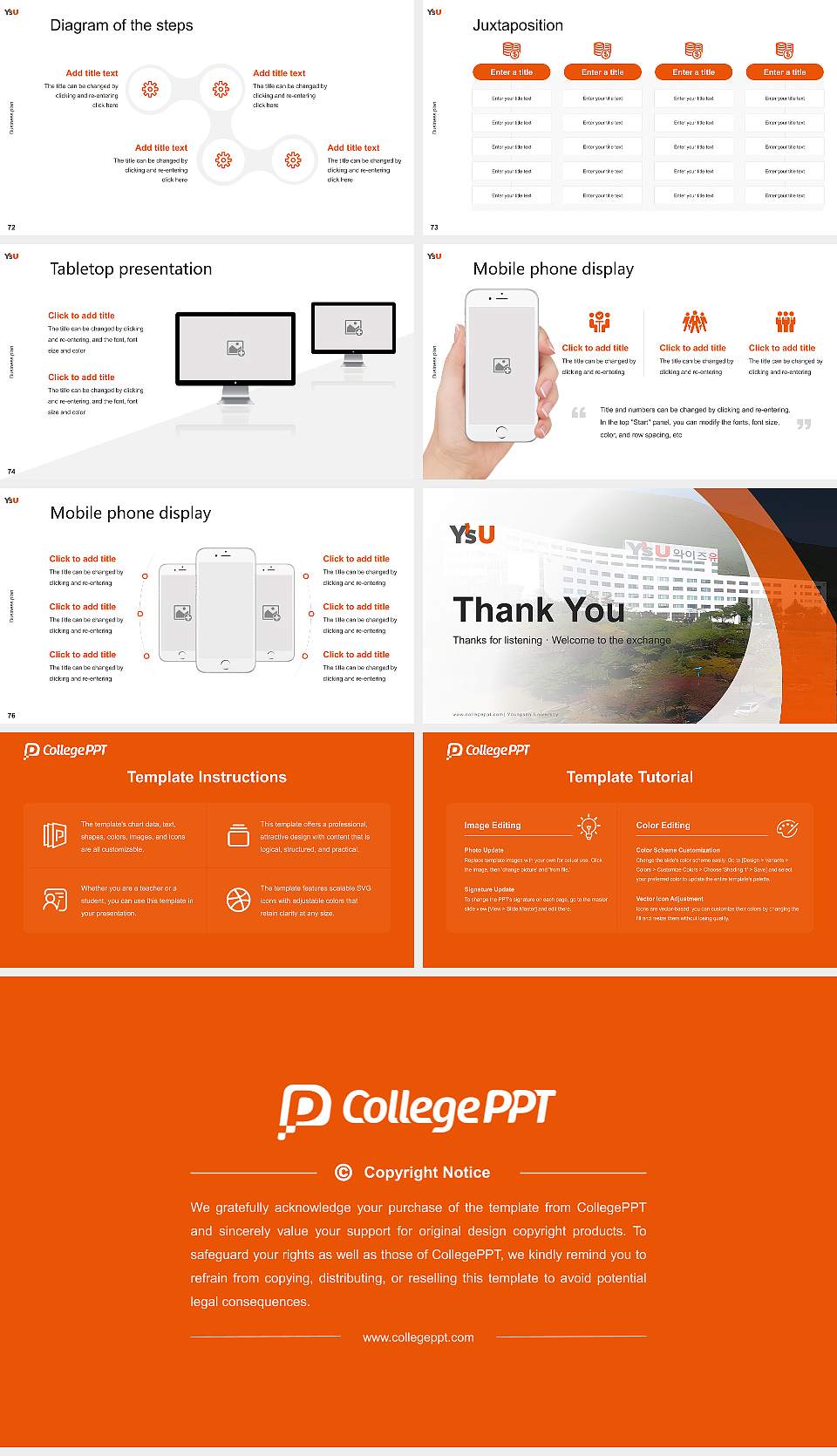 Youngsan University Competition/Entrepreneurship Contest PPT Template16:9 ratio PPT effect preview image9