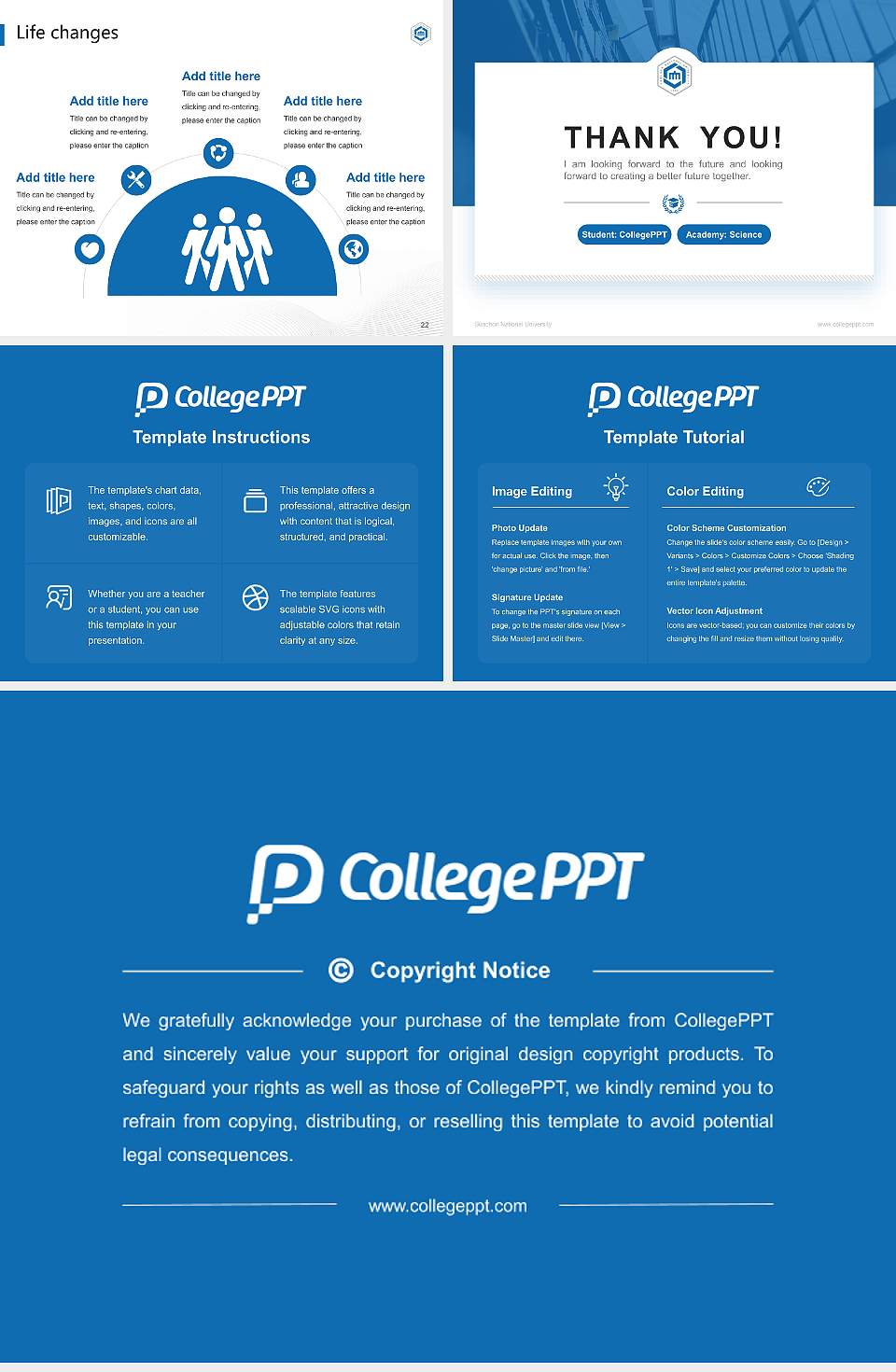 Sunchon National University National Scholarship Defense PPT Template4:3 ratio PPT effect preview image4