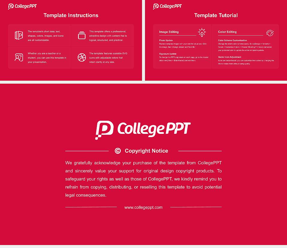 Baika Women’s University Course/Courseware Creation PPT Template16:9 ratio PPT effect preview image5