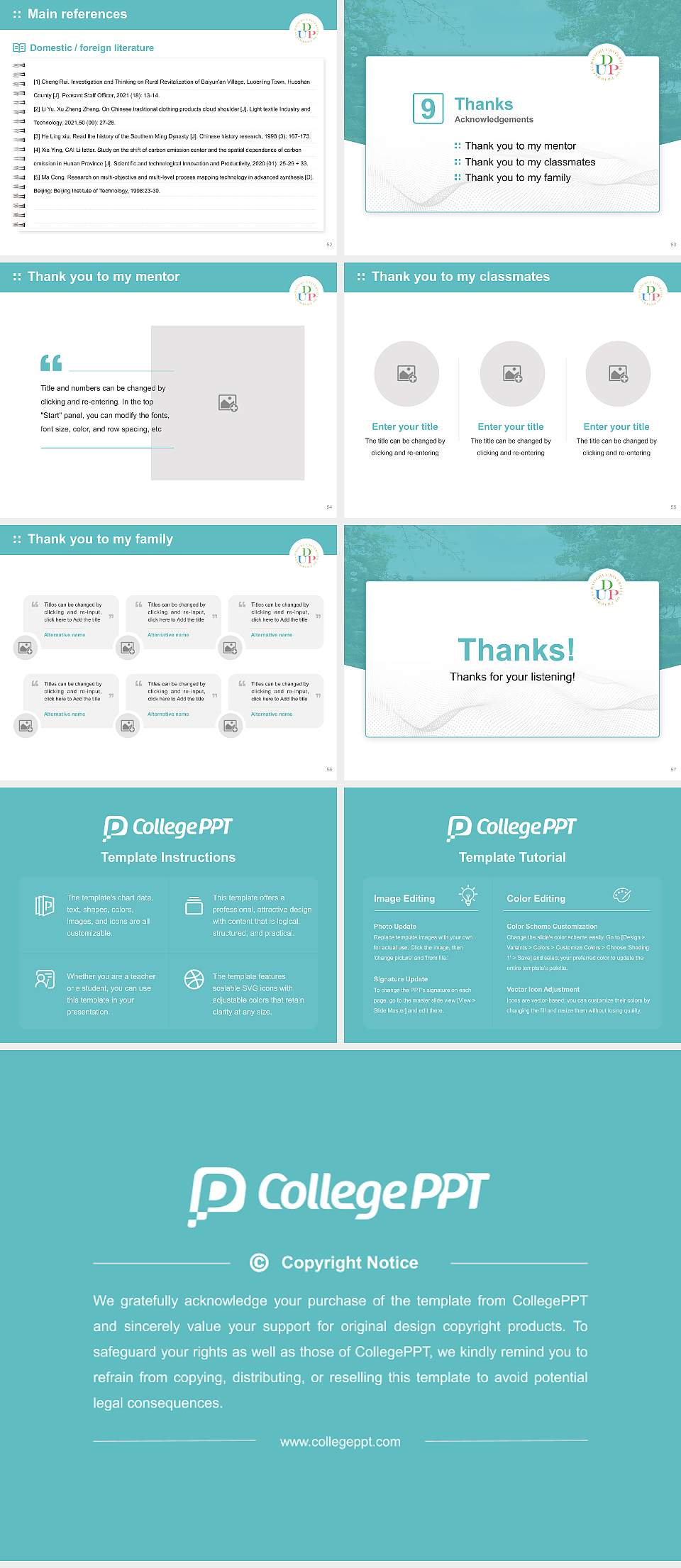 Daiichi University of Pharmacy Graduation Thesis Defense PPT Template4:3 ratio PPT effect preview image7