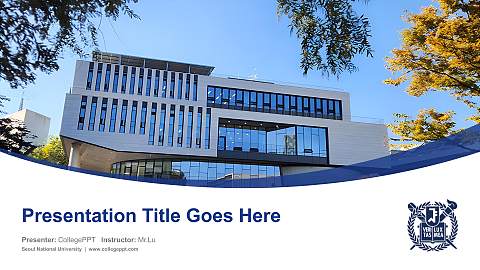 Seoul National University Course/Courseware Creation PPT Template