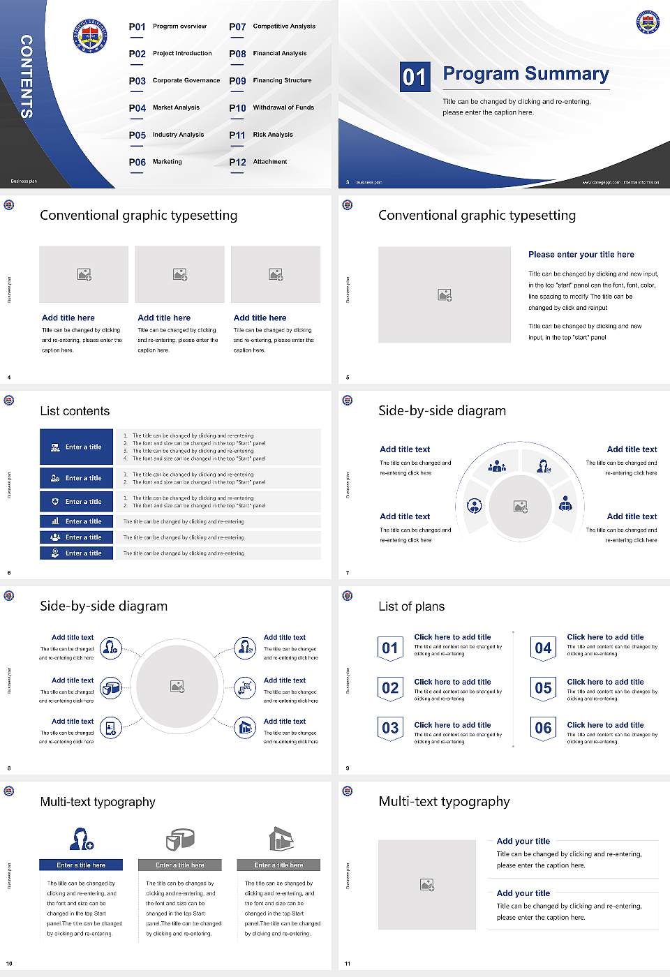 Sungkyul University Competition/Entrepreneurship Contest PPT Template16:9 ratio PPT effect preview image2