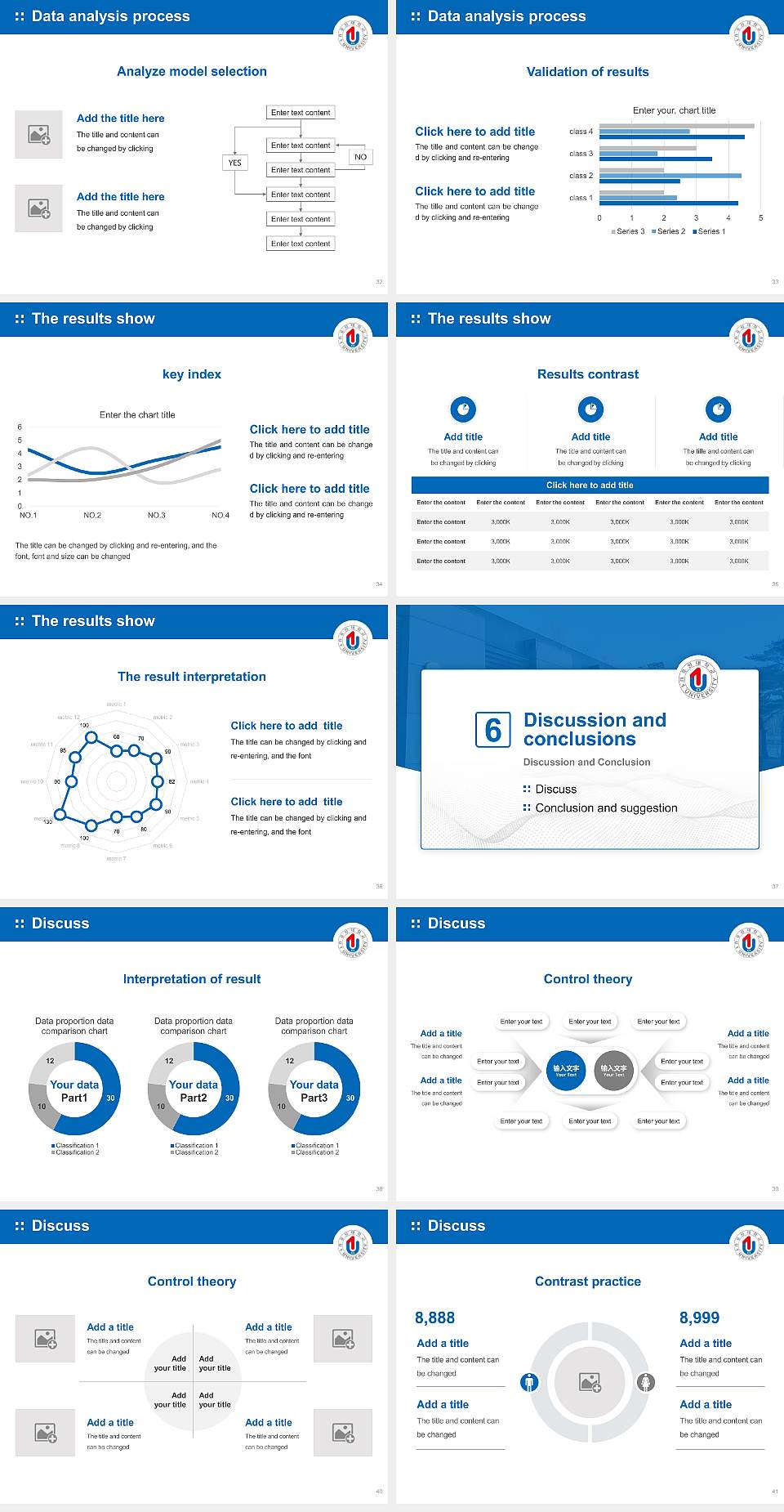 Youngdong University Graduation Thesis Defense PPT Template4:3 ratio PPT effect preview image5