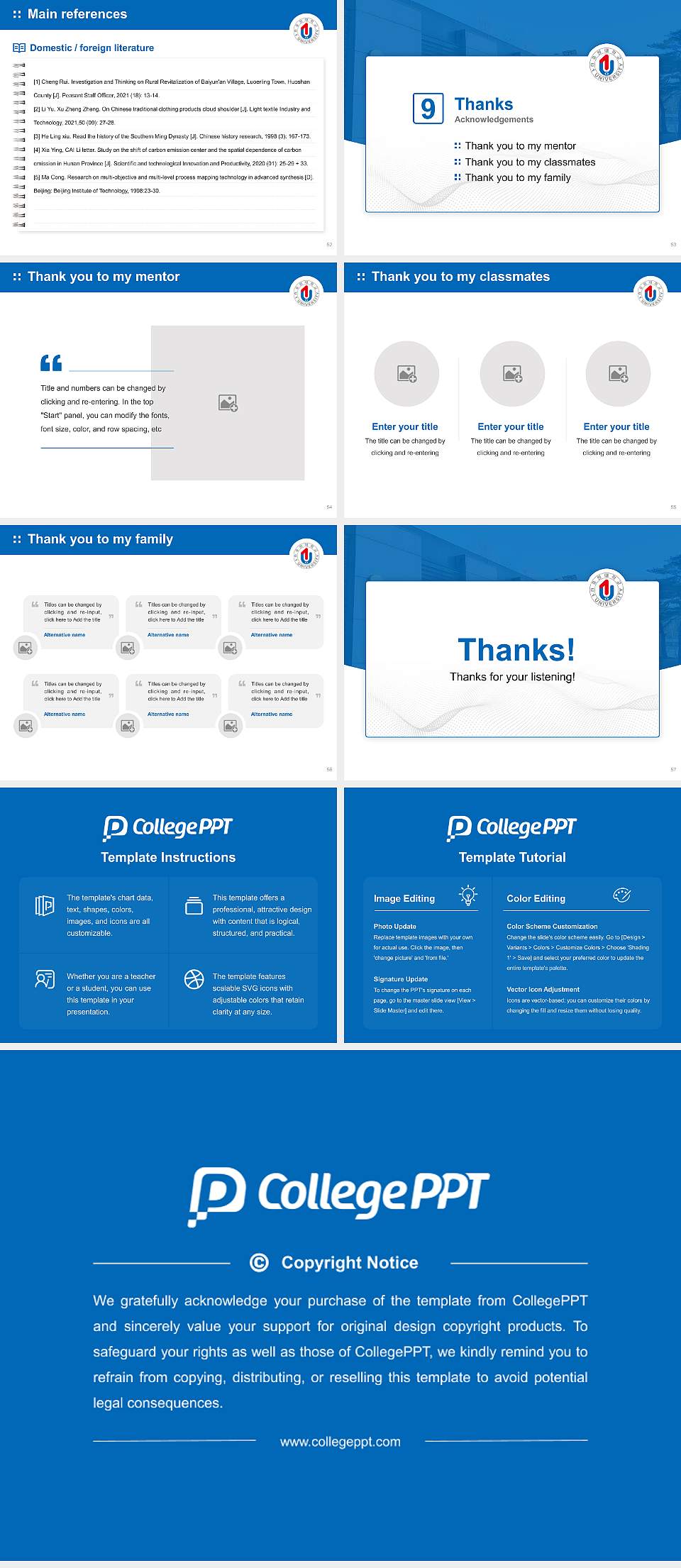 Youngdong University Graduation Thesis Defense PPT Template4:3 ratio PPT effect preview image7