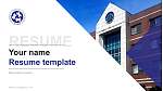 Mokpo Catholic University Resume PPT Template