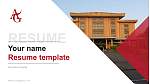 Aichi Gakuin University Resume PPT Template