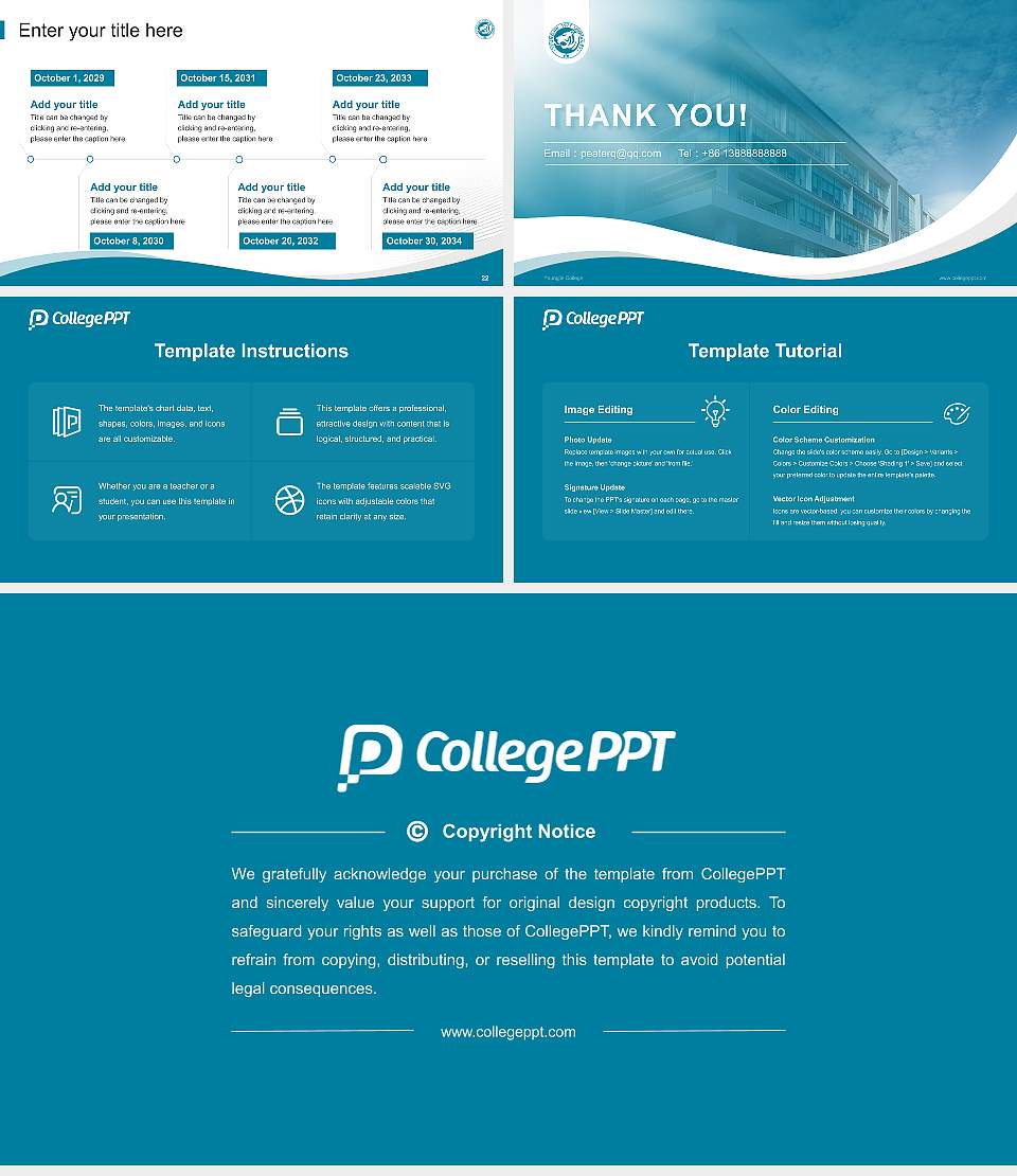 Yeungjin College Lecture Sharing and Networking Event PPT Template16:9 ratio PPT effect preview image4