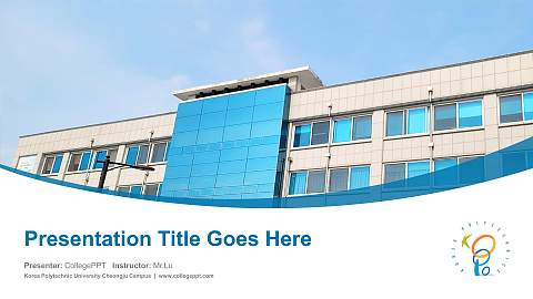 Korea Polytechnic University Cheongju Campus Course/Courseware Creation PPT Template