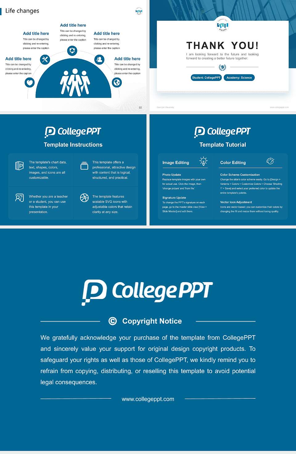 Soongsil University National Scholarship Defense PPT Template4:3 ratio PPT effect preview image4