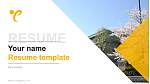 Ehime University Resume PPT Template