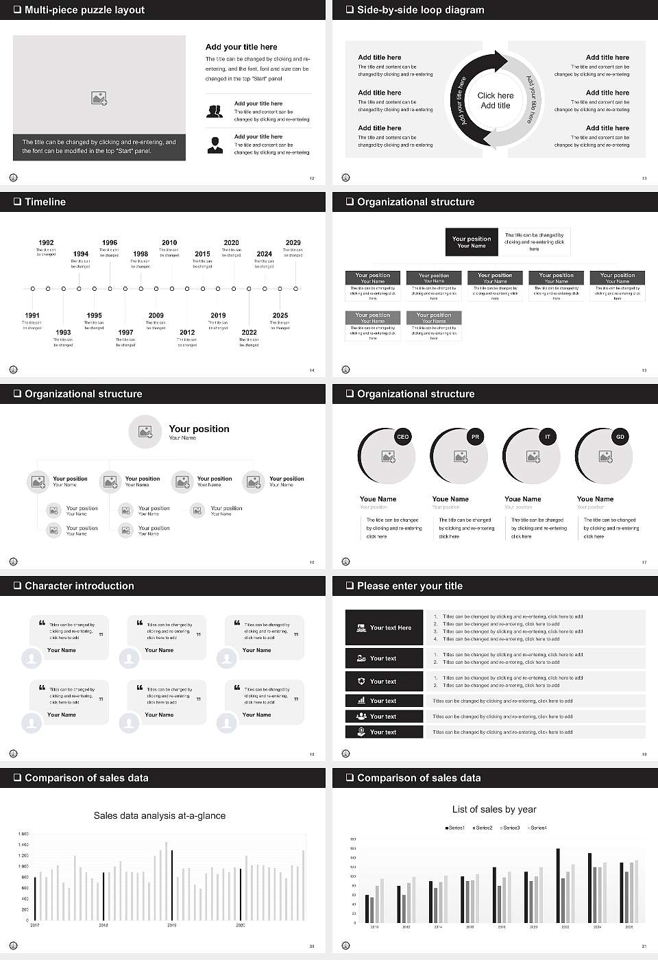 Sungkonghoe University General Purpose PPT Template16:9 ratio PPT effect preview image3