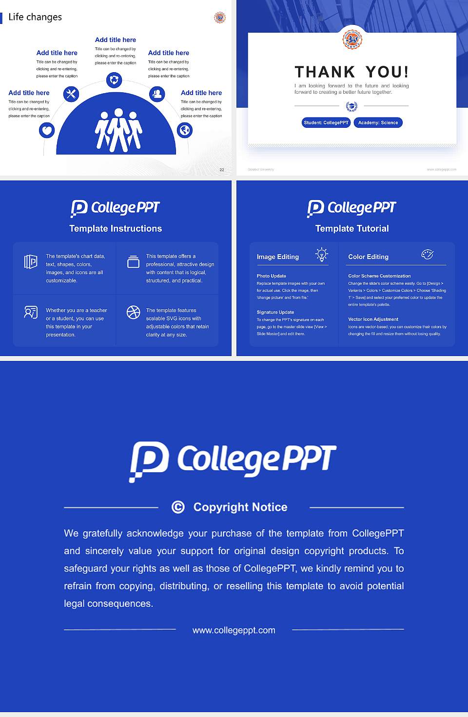 Sorabol University National Scholarship Defense PPT Template4:3 ratio PPT effect preview image4
