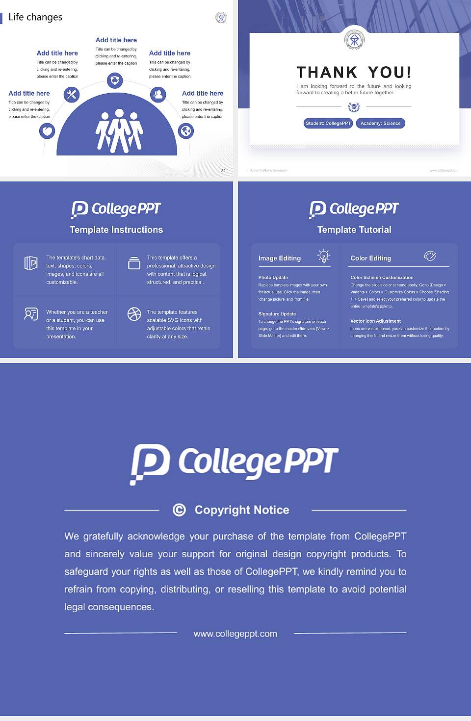 Suwon Catholic University National Scholarship Defense PPT Template4:3 ratio PPT effect preview image4