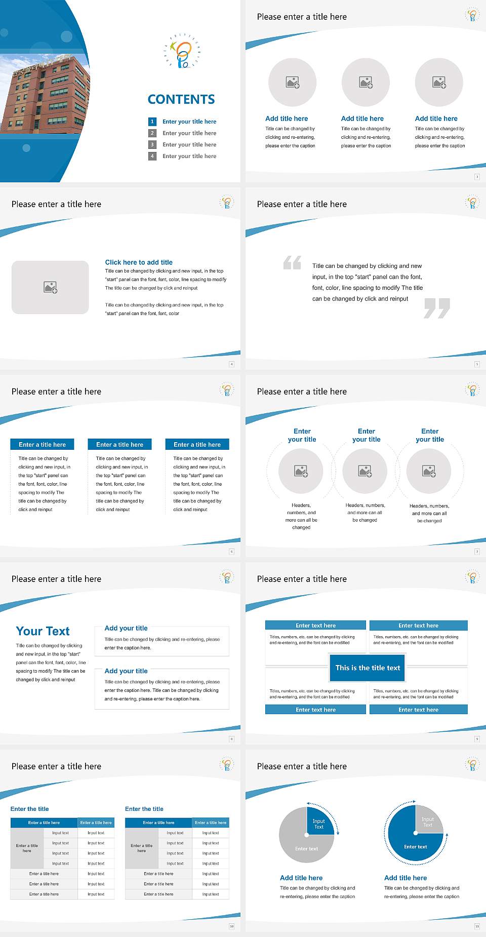Korea Polytechnic IV Daejeon Course/Courseware Creation PPT Template4:3 ratio PPT effect preview image2