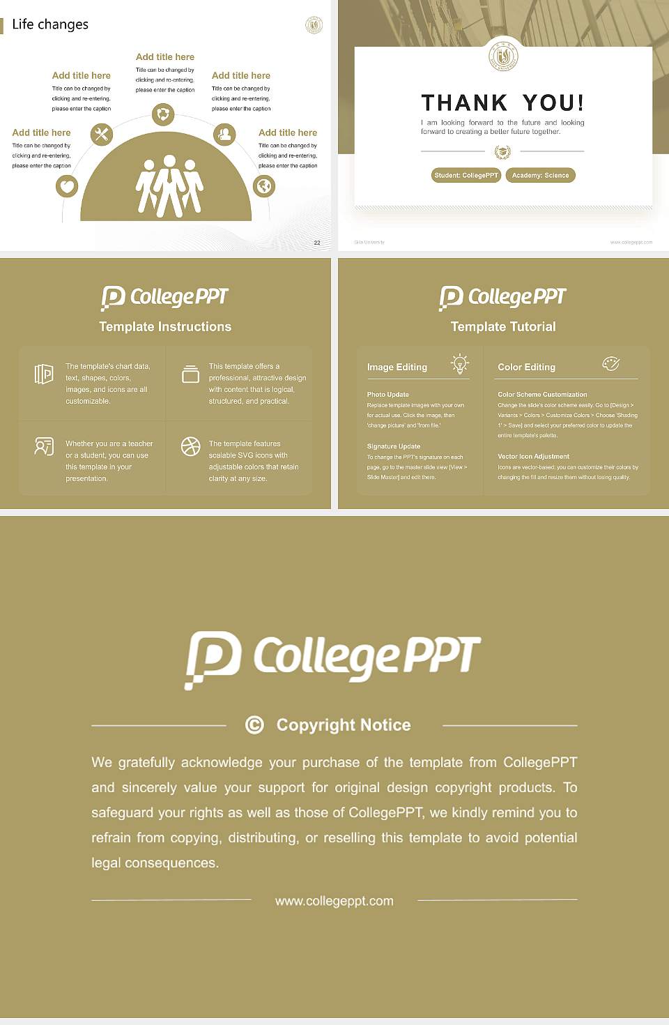 Silla University National Scholarship Defense PPT Template4:3 ratio PPT effect preview image4