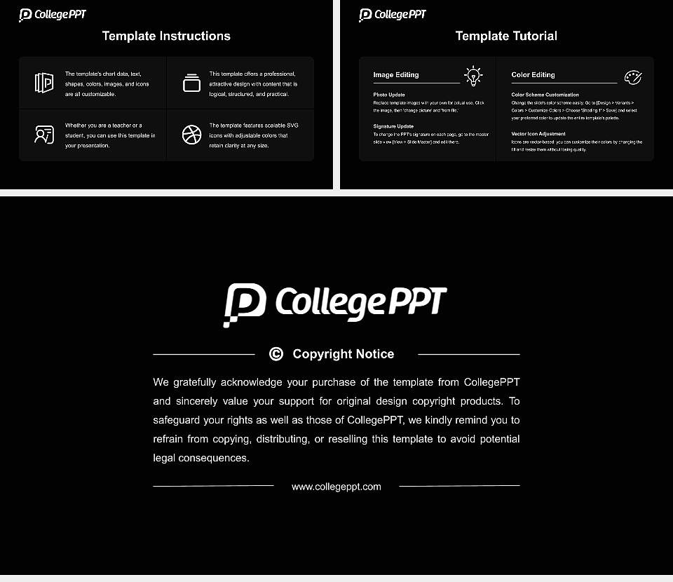 Ashikaga University Academic Presentation/Research Findings Report PPT Template16:9 ratio PPT effect preview image5
