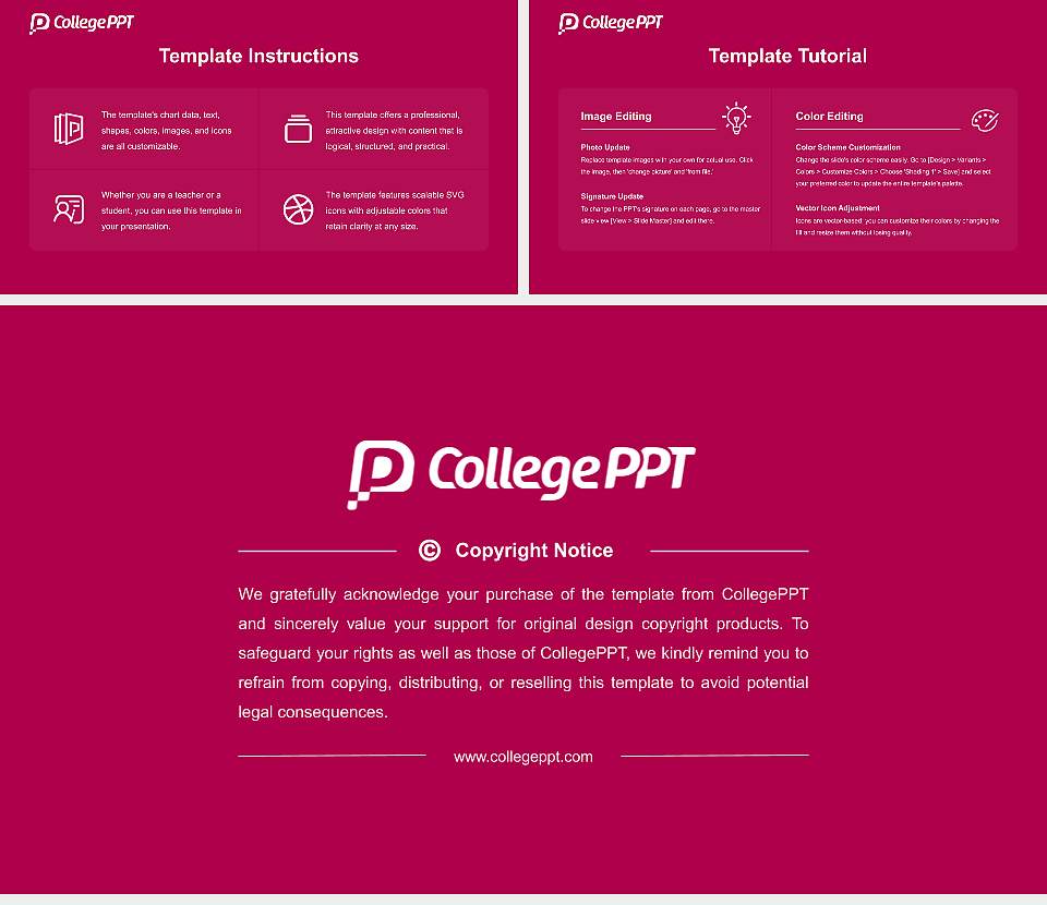 Seoul Jangsin University Course/Courseware Creation PPT Template16:9 ratio PPT effect preview image5