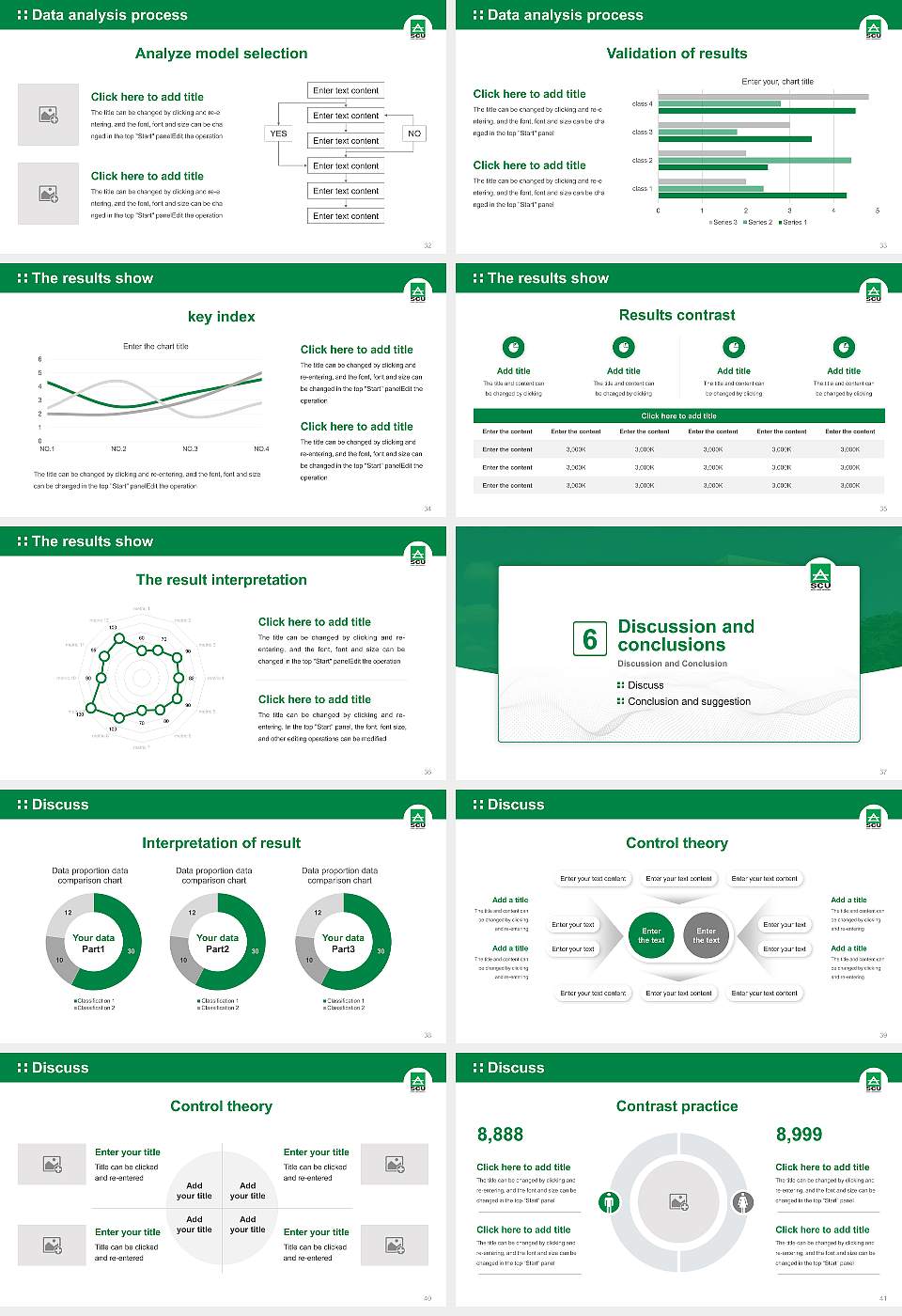 Seoul Cyber University Graduation Thesis Defense PPT Template16:9 ratio PPT effect preview image5