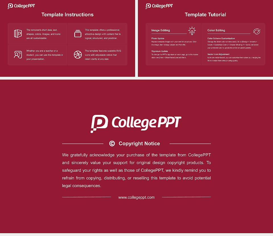 Mokwon University Course/Courseware Creation PPT Template16:9 ratio PPT effect preview image5