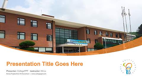 Korea Polytechnic III Chuncheon Course/Courseware Creation PPT Template