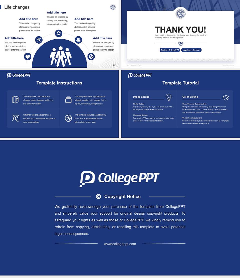 Seoul Women’s University National Scholarship Defense PPT Template16:9 ratio PPT effect preview image4