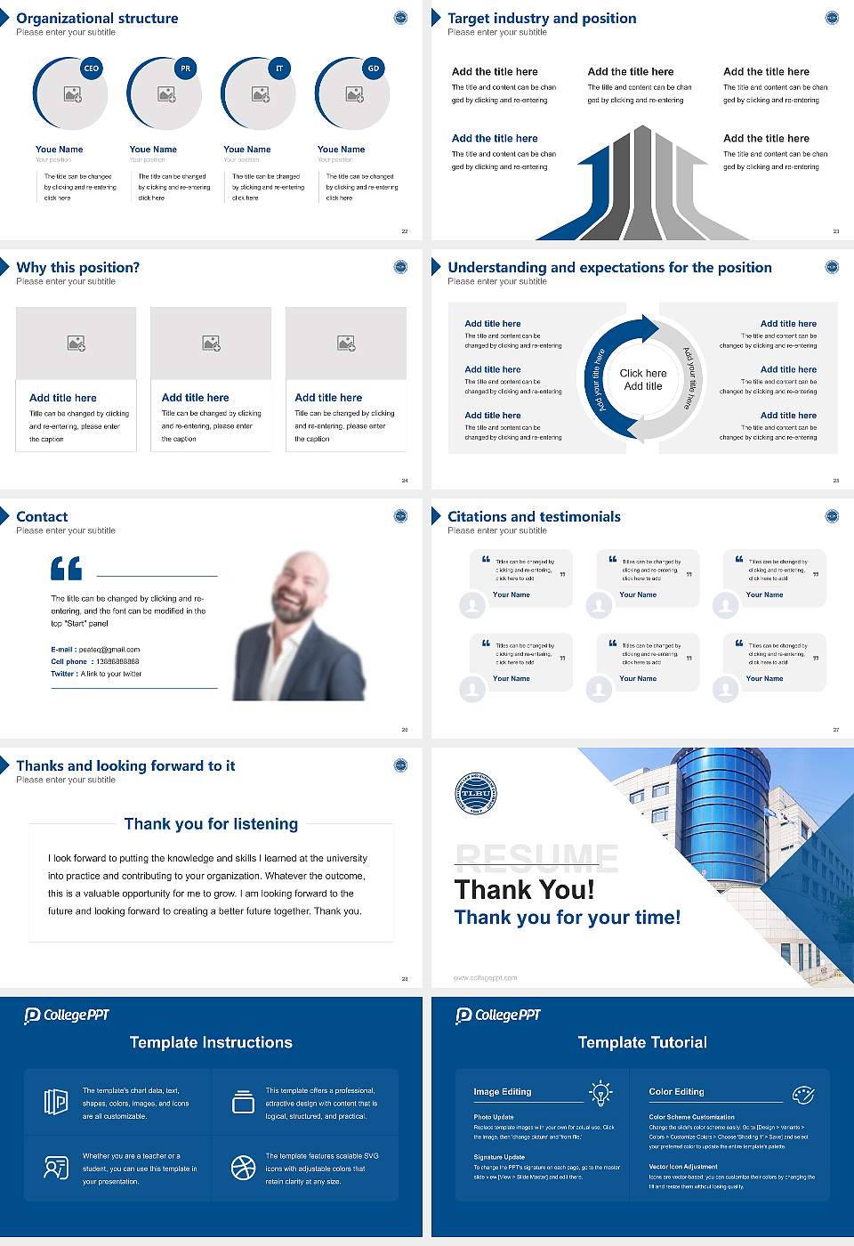 Transnational Law and Business University Resume PPT Template16:9 ratio PPT effect preview image4