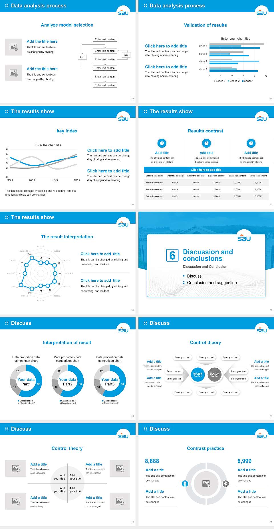 Shin Ansan University Graduation Thesis Defense PPT Template4:3 ratio PPT effect preview image5