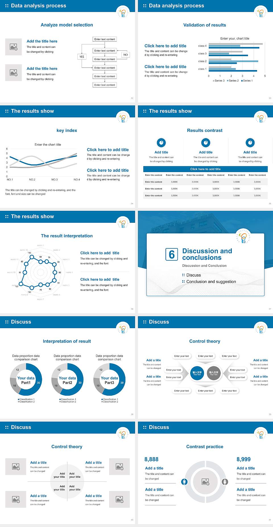 Korea Polytechnic IV Daejeon Graduation Thesis Defense PPT Template4:3 ratio PPT effect preview image5
