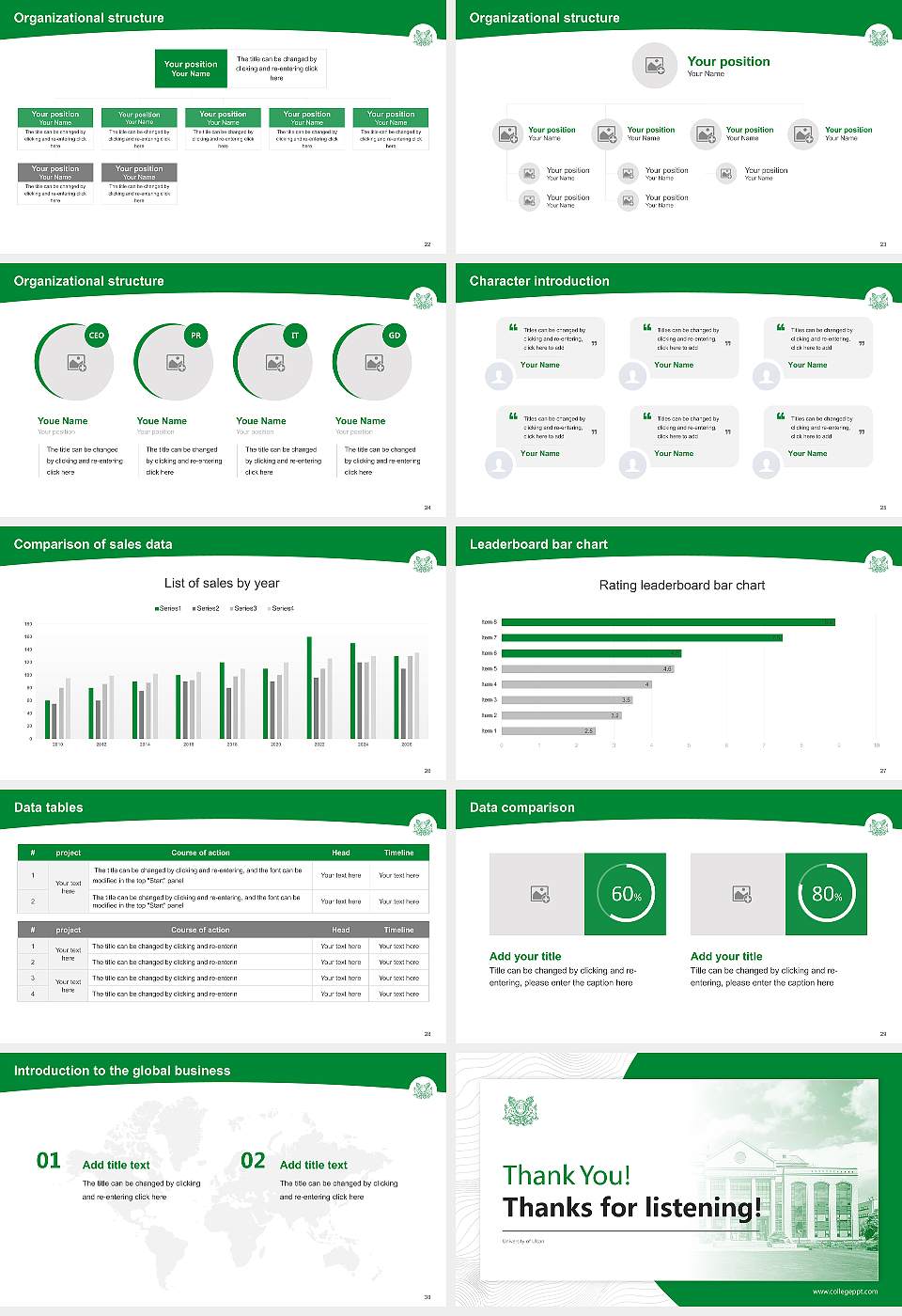 University of Ulsan Academic Presentation/Research Findings Report PPT Template16:9 ratio PPT effect preview image4