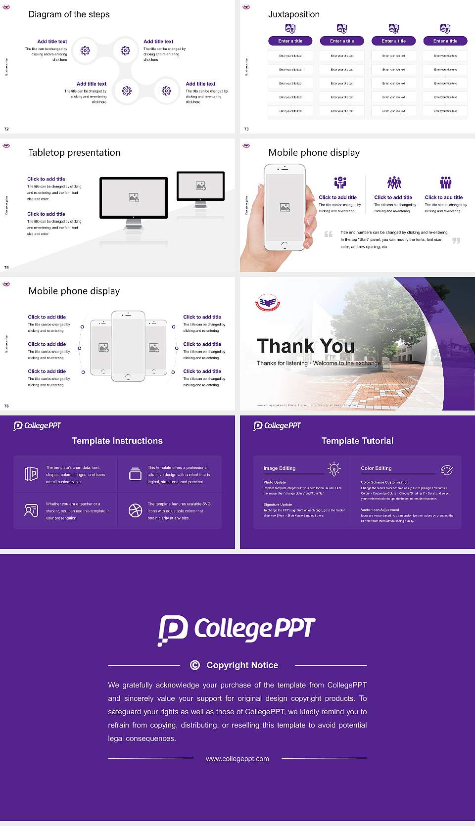 Ehime Prefectural University of Health Sciences Competition/Entrepreneurship Contest PPT Template16:9 ratio PPT effect preview image9