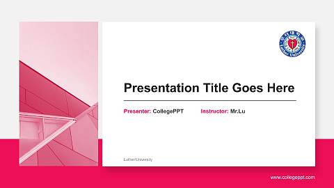 Luther University General Purpose PPT Template