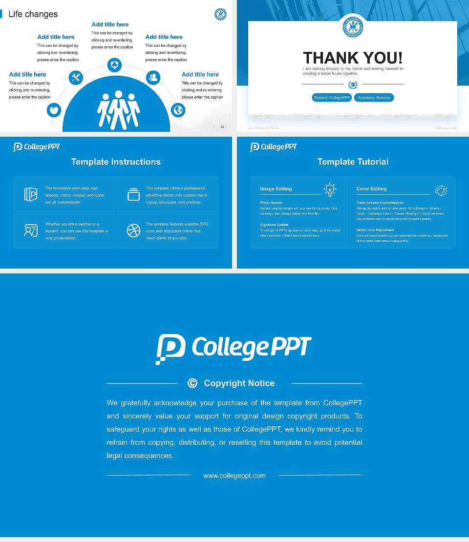 Seoul Theological University National Scholarship Defense PPT Template16:9 ratio PPT effect preview image4