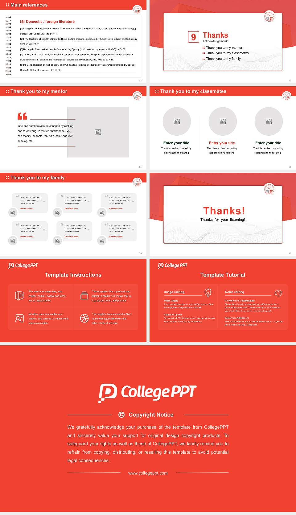 University of Science & Technology Graduation Thesis Defense PPT Template16:9 ratio PPT effect preview image7