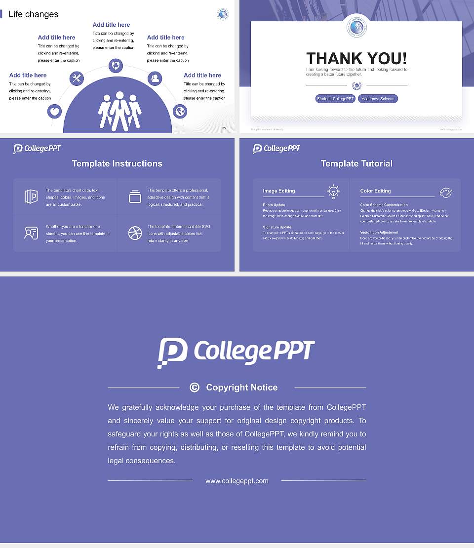 Sungshin Women’s University National Scholarship Defense PPT Template16:9 ratio PPT effect preview image4