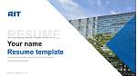 Aichi Institute of Technology Resume PPT Template