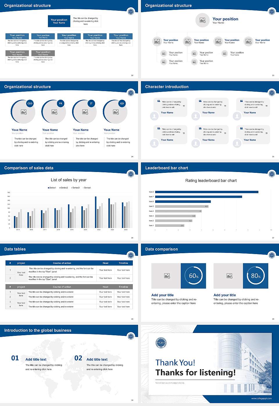 Transnational Law and Business University Academic Presentation/Research Findings Report PPT Template16:9 ratio PPT effect preview image4
