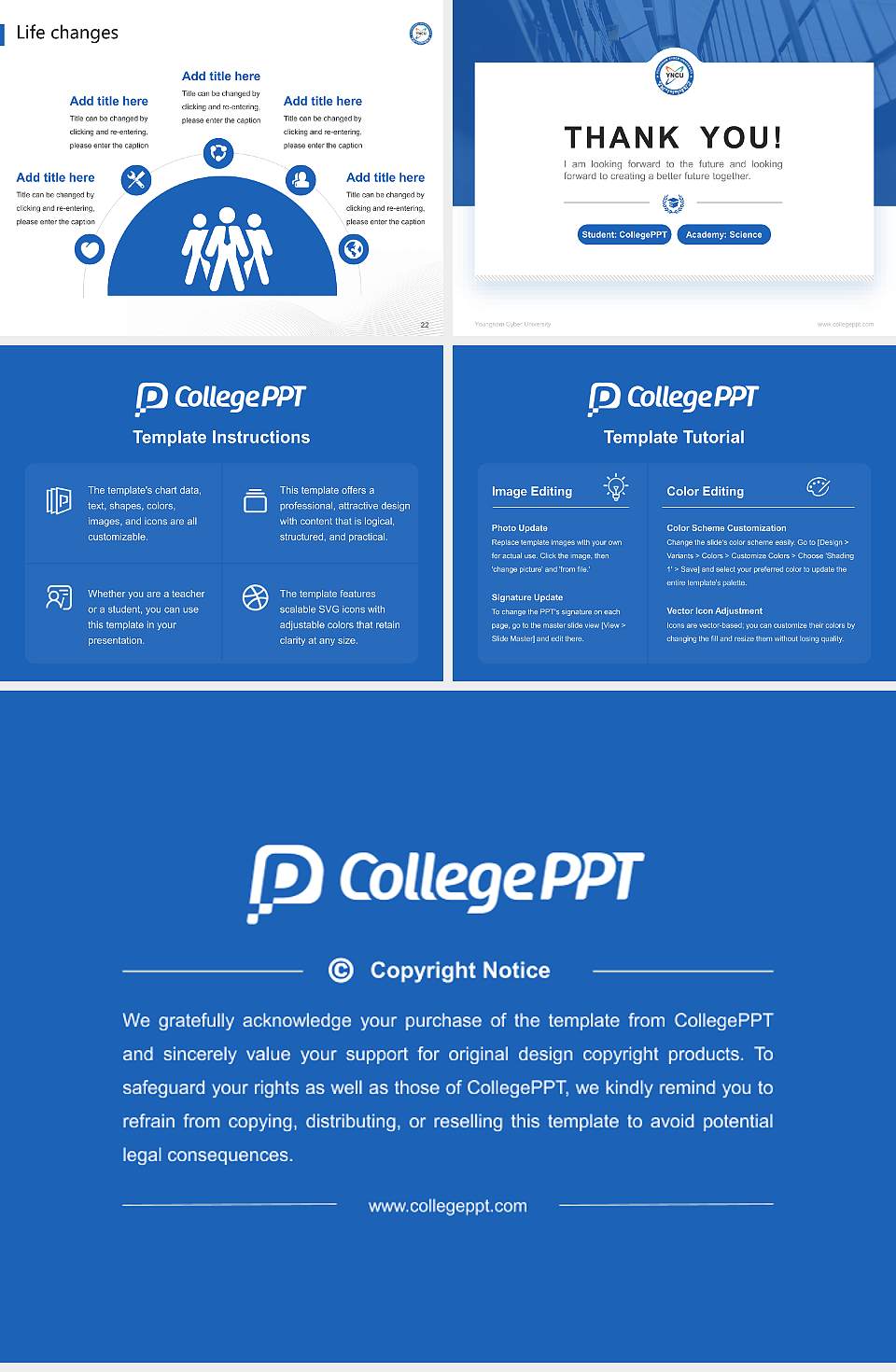 Youngnam Cyber University National Scholarship Defense PPT Template4:3 ratio PPT effect preview image4