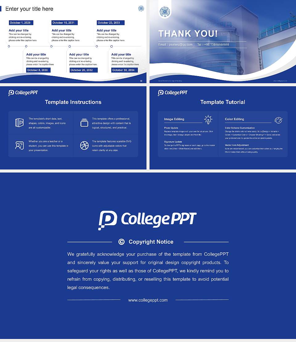 Seoul Women’s College of Nursing Lecture Sharing and Networking Event PPT Template16:9 ratio PPT effect preview image4