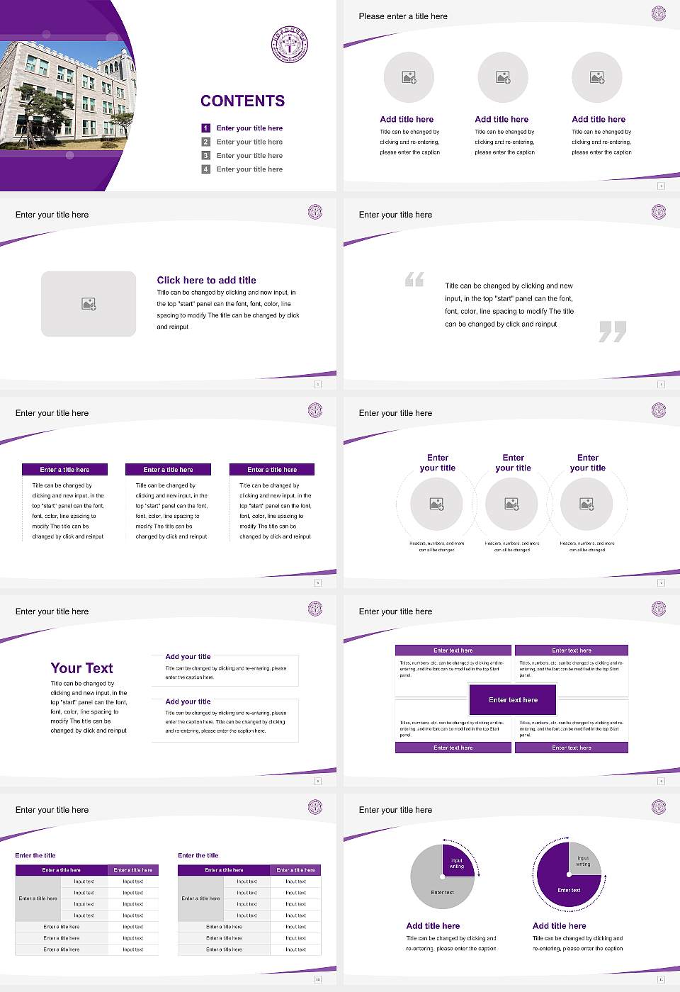 Methodist Theological University Course/Courseware Creation PPT Template16:9 ratio PPT effect preview image2
