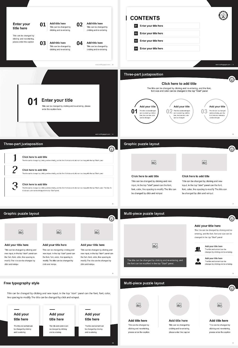 Sungkonghoe University Academic Presentation/Research Findings Report PPT Template16:9 ratio PPT effect preview image2